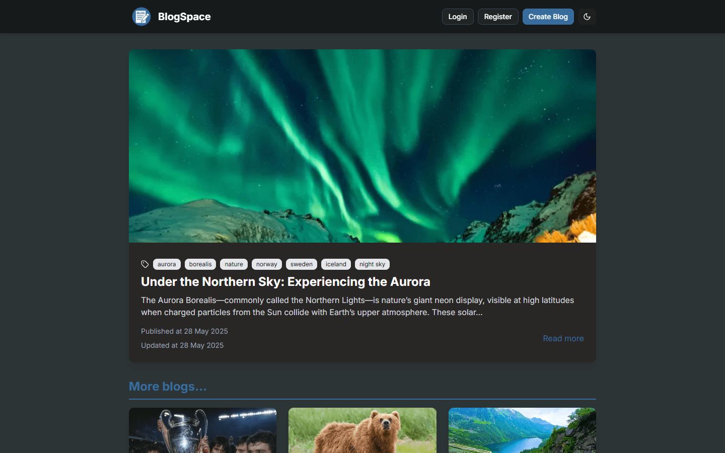 Blog Space